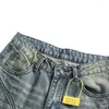 Damesjeans Dames Lente Herfst Laagbouw Taille Wassen Volledige denim broek