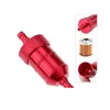 Fuel Filter 8Mm Petrol Gas Cleaner Cnc Aluminium For Motorcycle Pit Dirt Bike Atv Quad Inline Oil Drop Delivery Automobiles Motorcycle Dhzcr