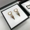 Designer de luxe Charme d'oreille de boucles de crème glacée