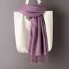 Scarves Autumn Cotton Scarf for Women Lady Solid Color Tassel Thin Scarves Soft Plain Shawl Foulard Viscose Winter Warm Wrap Shawls New 230831