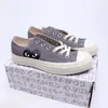 Sapatos masculinos All Stars Big Eyes Shoe CDG Canvas Play Love with Eyes Hearts 1970 1970s Bege Preto Clássico Casual Skate Sapatilhas Designer Shoes 35-44
