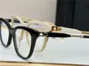 Neue modische Korrektionsbrille THE BRAVE-II, klassischer Acetatrahmen, klare Beine, optische Brille, transparente Linse, einfacher Business-Stil für Männer mit Etui