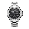 Men Cool Sports wielofunkcyjne zegarki Wysokiej jakości wodoodporne luksusowe luksusowe świecące w ciemności kwarc 53 mm zegarek 53 mm
