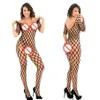 Collant Mujer Calzini sexy Donna Rete a rete Jambo Net Diamond Mesh Manica lunga Bodystocking Calze Lingerie erotica Body 243h