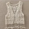 Cover-ups Summer Toddler Kids Baby Girls Crochet Lace Hollow Cardigan Tops Vest Tassels Cover Up Waistcoat Swimwear Beachwear Saro283m