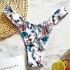 Costumi da bagno da uomo, bikini sexy da donna, pantaloni a forma di V e per il commercio estero europeo americano stampato transfrontaliero