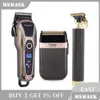 Electric Shavers Professional Barber Hair Clipper Rechargeable T-Outliner Finish Cutting Hine Beard Trimmer Shaver Cordless Corded X06 Dhpea