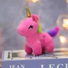 Online Celebrity Unicorn Doll Pendant Söt ponny plysch leksak liten storlek mini hängspåse nyckelring hänge