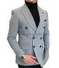 Mélanges de laine pour femmes formel 2022 nouveau bordeaux rouge gris revers Tux hommes coupe ajustée costumes manteau veste sur mesure pour la fête de mariage tissu de laine L230918