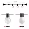 Juldekorationer G50 Globe Bulb Led Fairy String Light Outdoor Lights Street Wedding Garden Patio Juldekoration Ljus 230918