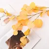 Decorative Flowers Simulated Autumn Plant Apple Leaf Leaves Wedding Home Decoration Long Branch Silk Flower DIY Wall