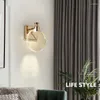 Lampy ścienne proste lampę w sypialni salon kryształowe lustro przednie makijaż łazienki lampy