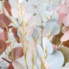 Decorative Flowers Simulated Autumn Plant Apple Leaf Leaves Wedding Home Decoration Long Branch Silk Flower DIY Wall