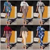 New Spring And Autumn Trendy Street Trendy Womens Tracksuits Two Pieces Set Designer Clothing With 3/4 Sleeves Fashion Casual Set