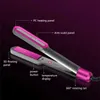 Haarkrulspelden Stijltangen 3D Roterend Professionele PTC Stijltang Curling 2 in 1 Platte Krultang Styling Tools Kam Voor Droog Nat 0918