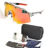 Merk Brillen met 3 Lens Mannen Vrouwen Fietsen Bril outdoor Fiets Sport zonnebril bicicleta Gafas ciclismo racefiets bril