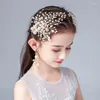 Hair Clips Girls Pearl Hairpins Jewelry Bridal Birthday Party Flower Accessories For Kids Boutique