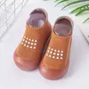 3Pairs dla dzieci Skarpetki 2023 Autumn Baby Toddler Pierwszy spacery Sock Buty Dziewczęta chłopcy Sofe Sole Non Slip Botton Oddychające lekkie trampki 230918