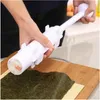 Ferramentas de sushi 1 pc diy fazendo máquina fabricante ferramenta rápida bazuca japonês rolou arroz carne molde cozinha bento acessórios 230918