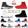 Chaussettes Chaussures Designber Hommes Femmes Casual Chaussure Slip-on Triple Blanc Noir Rose Graffiti Vitesses Chaussure Entraîneur Coureurs Baskets À Lacets 1.0 Chaussure Plateforme Tricotée 36-45