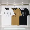 Gezeitenmarke Fen Home kurzes T-Shirt 2023 Sommer neue Doppel-F-lose Version der Modemarke großes Logo Männer und Frauen mit dem gleichen