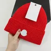 Designer mcler beanie outono e inverno malha beanie masculino feminino casual chapéus de alta qualidade grosso malha grossa quente pele sintética pom gorros chapéus feminino bonnet bonés