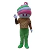 Desempenho sorvetes mascote traje halloween natal fantasia vestido de festa personagem dos desenhos animados terno carnaval unisex adultos outfit