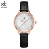 Womens watches high quality Business luxury simple waterproof quartz-battery Leather 31mm watch