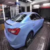 Super Gloss Candy Dreamy Grey Blue Vinyl Wrap Adhesive Sticker Film Glossy Rock Grey Car Wrapping Foil Roll Air Bubble207f