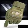 Motorcycle Gloves Climbing Exercise Sports Gym Military Army Tactical Glove Motocross For Racing Riding Cycling Drop Delivery Automobi Dhvug