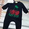 En stock 100% coton infantile né bébé garçon fille designer marque lettre costume salopette vêtements combinaison enfants body bébés tenue barboteuse outfi G8080