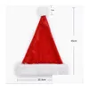 Décorations de Noël Santa Hat Deluxe Party Chapeaux en peluche Rouge Blanc Épais Corail Veet pour Kid Adt Enfants Hommes Femmes Drop Livraison Accueil G Dhue4