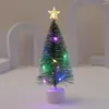 Cordes 1/3pcs arbre de Noël chaîne lumière étoile pin aiguille lampe fête mariage intérieur table décoration nuit cadeaux