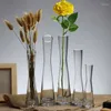 Vasos vaso de flor para decoração de casa decorativa mariage mesa terrário recipientes de vidro planta floral