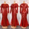 Robes grande taille MD africain pour les femmes 2023 fête de mariage soirée Robe sirène Dubaï Turquie taille Robe de luxe Sequin vêtements Boubou 230918