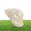 Sacs de soirée Luxury Women Party Clutches uniques Designer Special Conch Classical Hollow Out Crystal Bridal Wedding Racs1329197