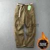 Männer Hosen 6XL Dicke Wasserdichte Warme Fleece Cargo Hosen Männer Winter Outdoor Plus Samt Multi-taschen Lose Gerade Casual insgesamt Hosen J230918