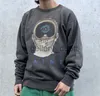 Erkek Hoodies Sweatshirts 2023FW Yıkama Gri Aziz Michael Sweatshirts Erkek Kadınlar En İyi Kalite Yok Hoodie Crewneck J230918