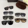 designer sunglasses tf sunglasses oversize luxury glasses sunglasses ladies designers square sunglass High quality Avant garde silhouette Double nose glasses