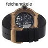 Richardmill Watch Milles Механическая Richar RM033 Ultra Flat Rose Gold Rubber Rind 46 мм RM0333333333333333333330