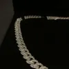 Collana con diamanti Vvs Lab in argento sterling 925 da 13 mm certificato Gia Igi Hpht trasparente Vs1 Collana con diamanti cubani coltivati in laboratorio con diamanti
