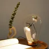 Magnetische dimmbare Tischlampe – kleine, völlig stufenlos dimmbare Lampen für Schlafzimmer, Wohnzimmer, Büro