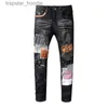 Men's Jeans designer jeans men letter brand white black rock revival trousers biker Pants man pant Broken hole embroidery Size 28-40 Quality top L230918