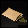 Planters Pots 100Pcs/Pack Kraft Paper Seed Envelopes Mini Packets Garden Home Storage Bag Food Tea Small Gift Drop Delivery Patio Lawn Dhw8Y