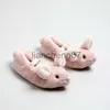 Slippers cute cartoon animals mouse pink funny children warm soft safe mute indoors winter autumn 2020 hot sale x0916