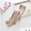 Leggings Tights Kids Pantyhose Spring Baby Girl Vertical Stripe Girls Princess Dress Legs Children Cotton Bot A3634 Drop Delivery Mate Dhnhs