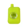 Nouveau style coloré tuyaux en silicone forme de popsicle portable facile à nettoyer verre neuf trous filtre écran cuillère bol herbe tabac porte-cigarette fumer à la main DHL