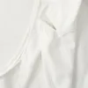 Gilet da donna Gilet bianco Colletto vintage da donna Moda coreana Gilet corto in denim casual casual femminile Solid Spring Jean senza maniche