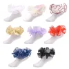 3 paires de chaussettes pour enfants Chaussettes à froufrous pour enfants Chaussettes en dentelle Chaussettes pour enfants de sexe féminin Chaussettes de princesse blanches Chaussettes de danse Fluffy enfants enfants grands 230918