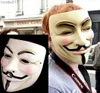 Akcesoria kostiumowe Halloween Party Masquerade V Mask for Vendetta Mask Anonimowy facet Fawkes Cosplay Maski kostium film twarz maski horror przerażający prop9870702 L2309